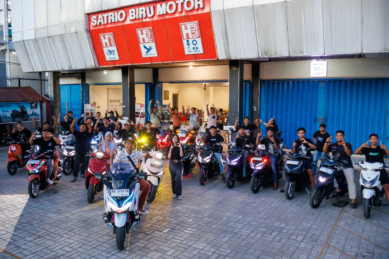 AKRAB:Keseruan Komunitas Honda ngumpul, ngopi, dan beraksi.(Foto: PT Trio Motor)