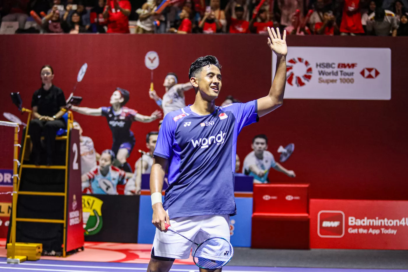 JUARA: Pebulu tangkis tunggal putra Indonesia Alwi Farhan berhasil menjadi juara Macau Open 2025.