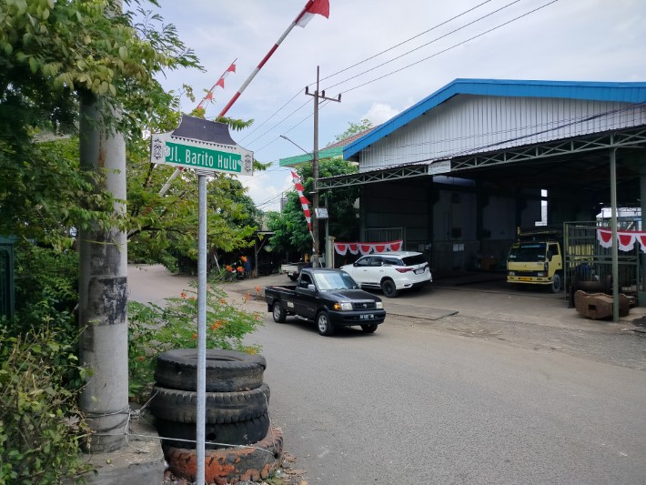 PENANDA WILAYAH: Yapahut berada di kawasan Banjarmasin Barat.