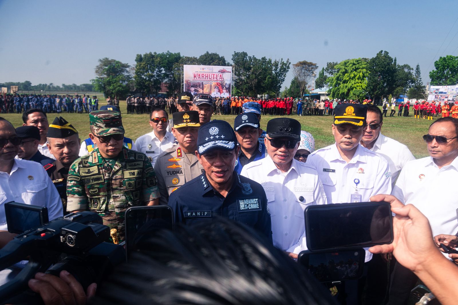 INGATKAN: Menteri Lingkungan Hidup Hanif Faisol Nurofiq mengingatkan ancaman karhutla masih ada di Kalsel.