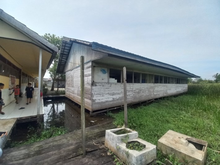 MINIM SISWA: SDN Pengambangan 10 Banjarmasin menjadi salah satu sekolah yang kekurangan peserta didik.