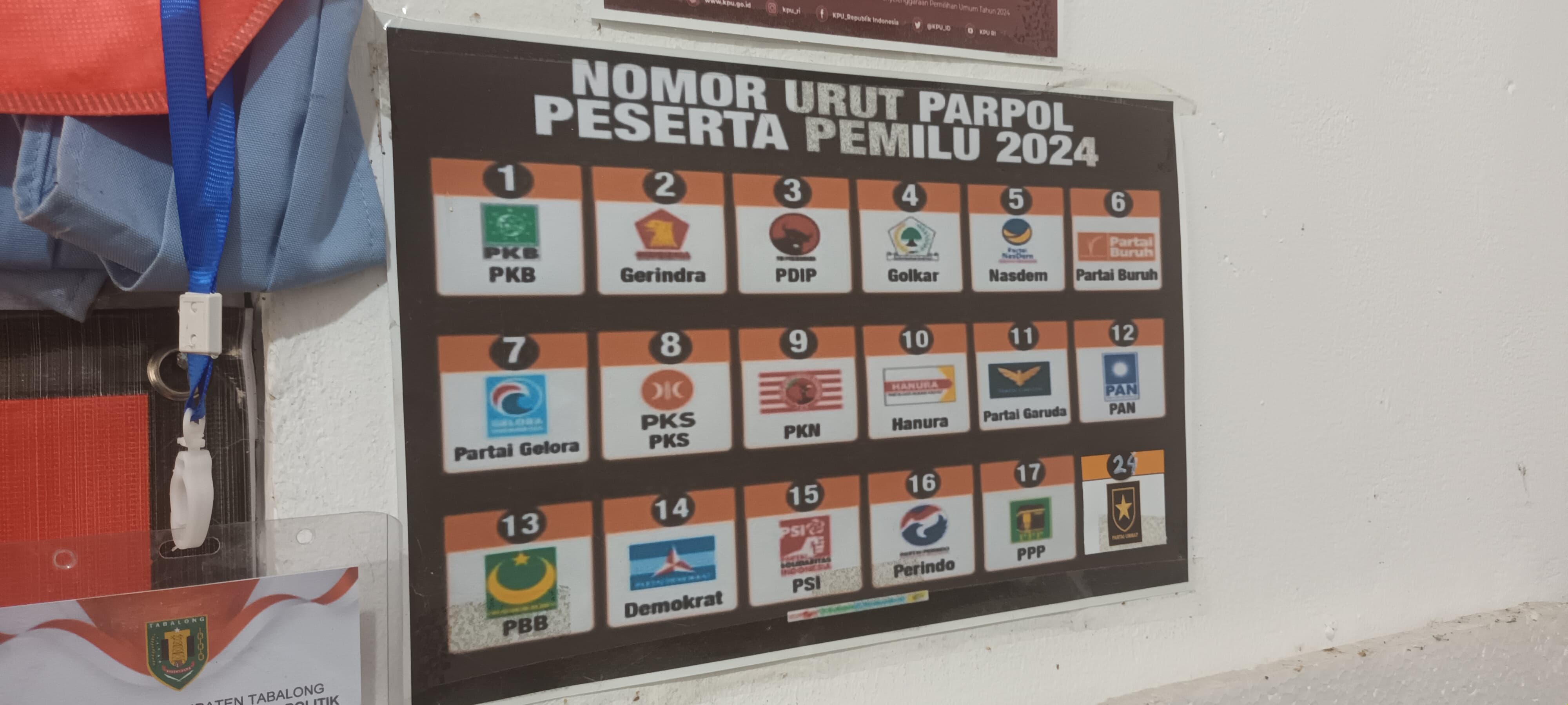 PARPOL: Partai peserta pemilu legislatif 2024 lalu, delapan diantaranya mengajukan kenaikan bantuan ke Pemkab Tabalong.