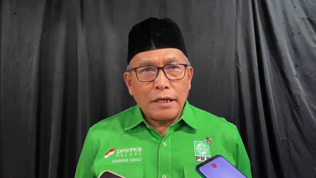 Bendahara DPW PKB Kalsel, Suripno Sumas.