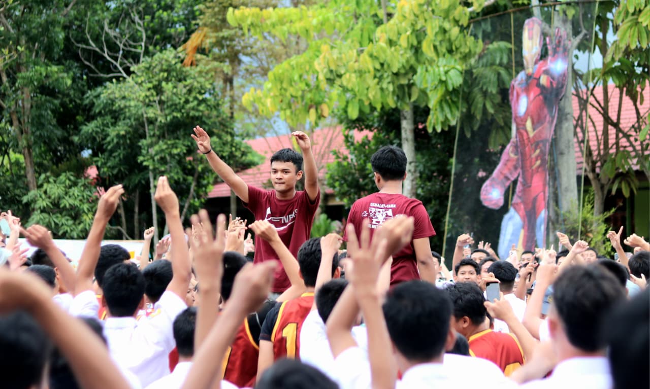SOLID: Smalie Mania siap mendukung tim basket dan dance SMAN 5 Banjarmasin pada gelaran DBL Banjarmasin nanti.
