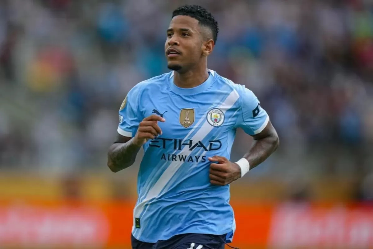 BERNEGOSIASI: Penyerang sayap Manchester City Savinho dikabarkan sedang bernegosiasi dengan Tottenham.