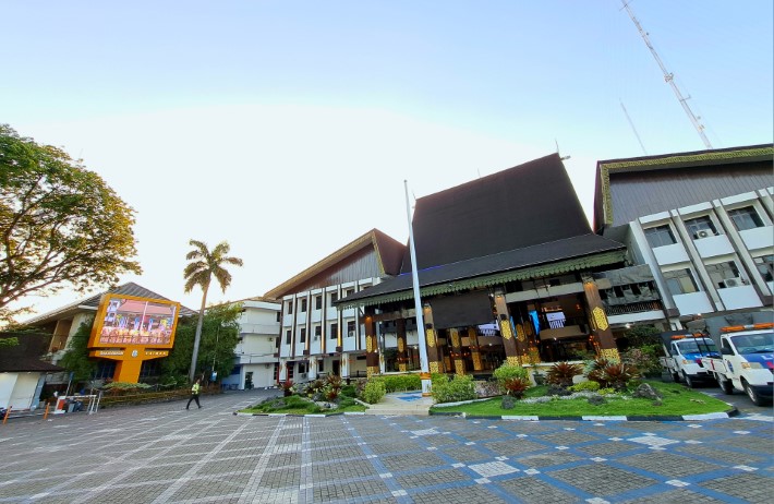 KANTOR WALI KOTA: Balai Kota Banjarmasin di Jalan RE Martadinata Nomor 1. Pemko Banjarmasin berencana merombak struktur badan dan dinasnya.