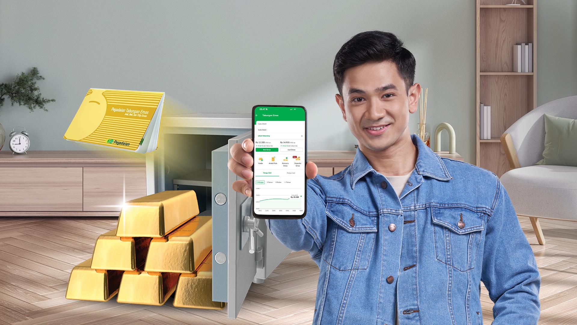INOVASI: Layanan Bank Emas Pegadaian cetak kinerja gemilang.