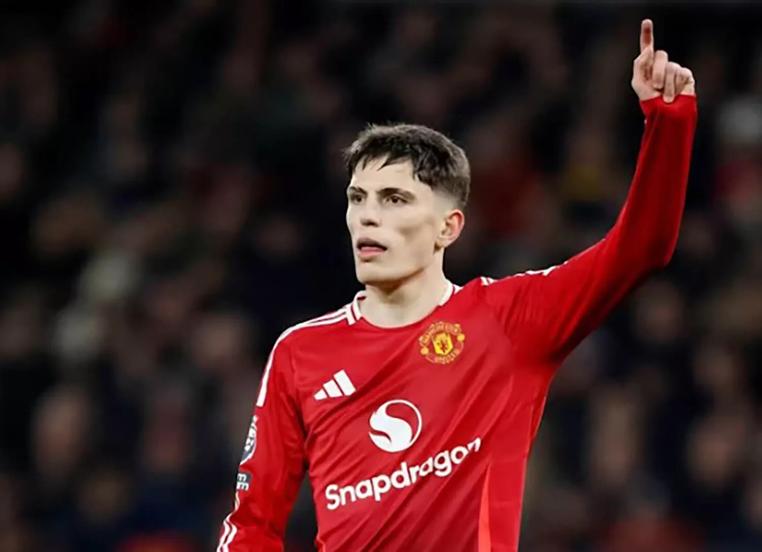JADI SOROTAN: Masa depan Alejandro Garnacho di Manchester United jadi sorotan. Chelsea disebut siap menampungnya.