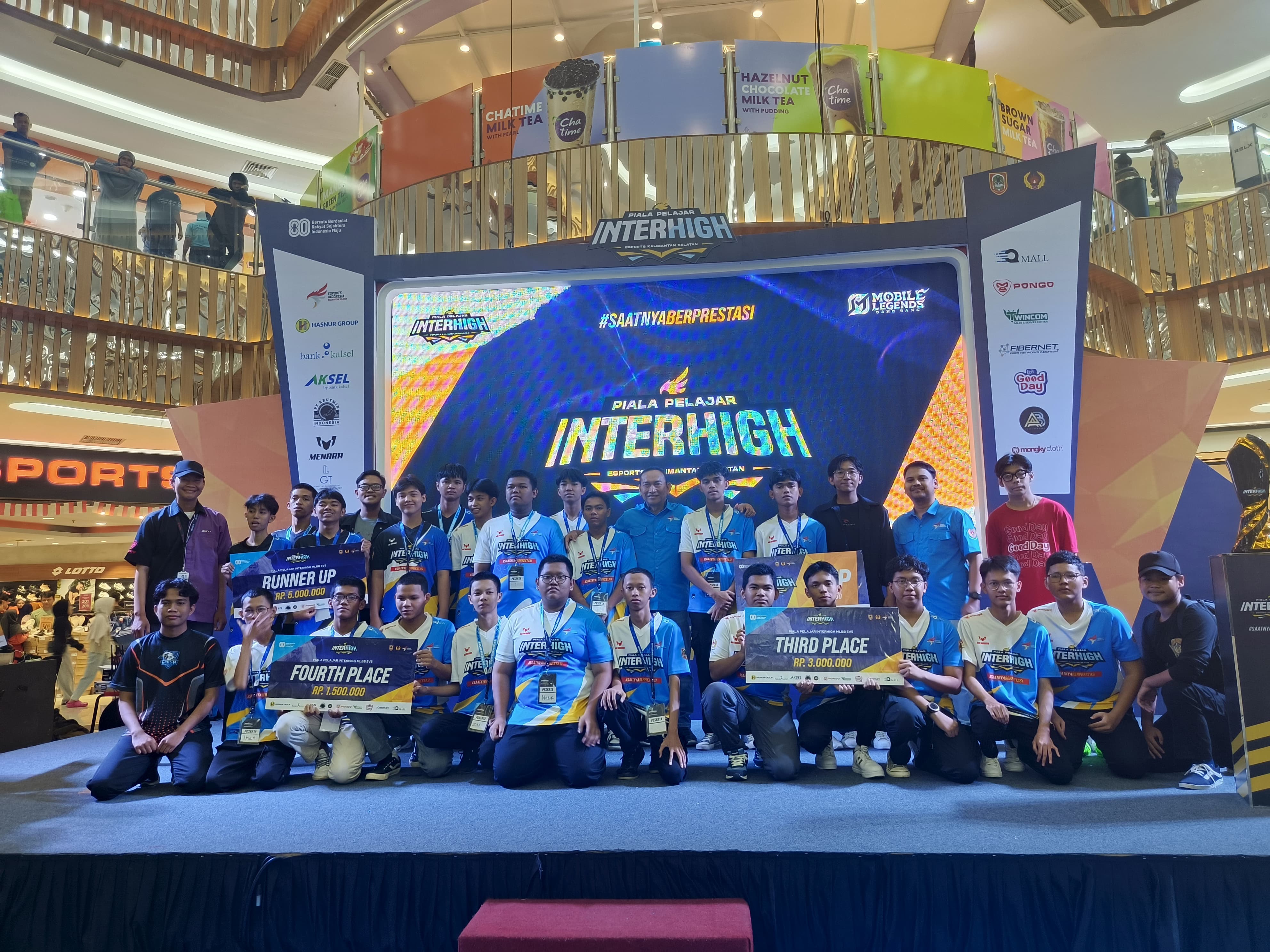 ESPORTS: Penutupan Piala Pelajar Interhigh Esports Kalsel 2025 di Banjarbaru, Senin (18/8) malam.