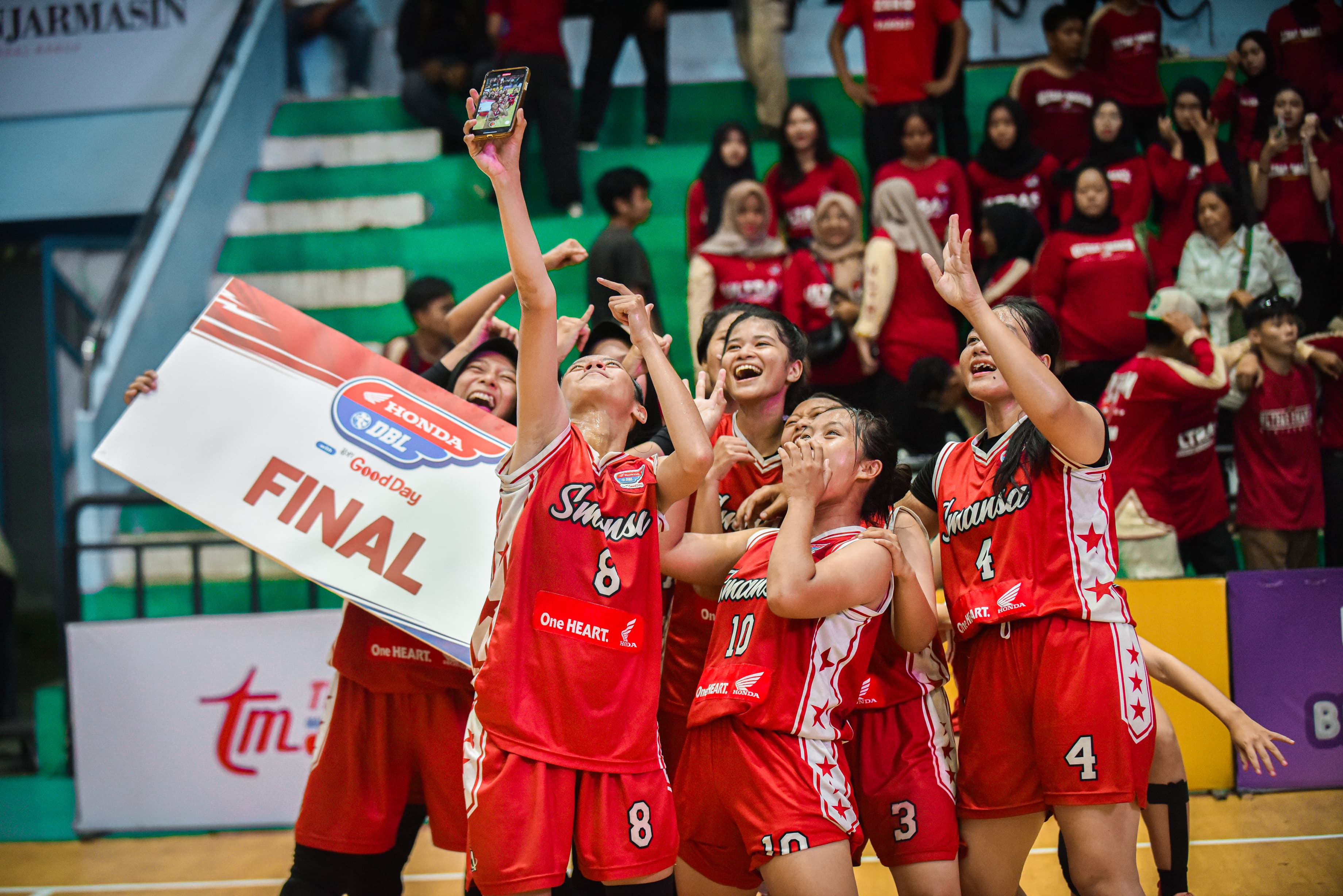 KEMBALI: Smansa Banjarbaru akan kembali menjadi penantang bagi smada Banjarmasi sebagai juara bertahan DBL Banjarmasin.