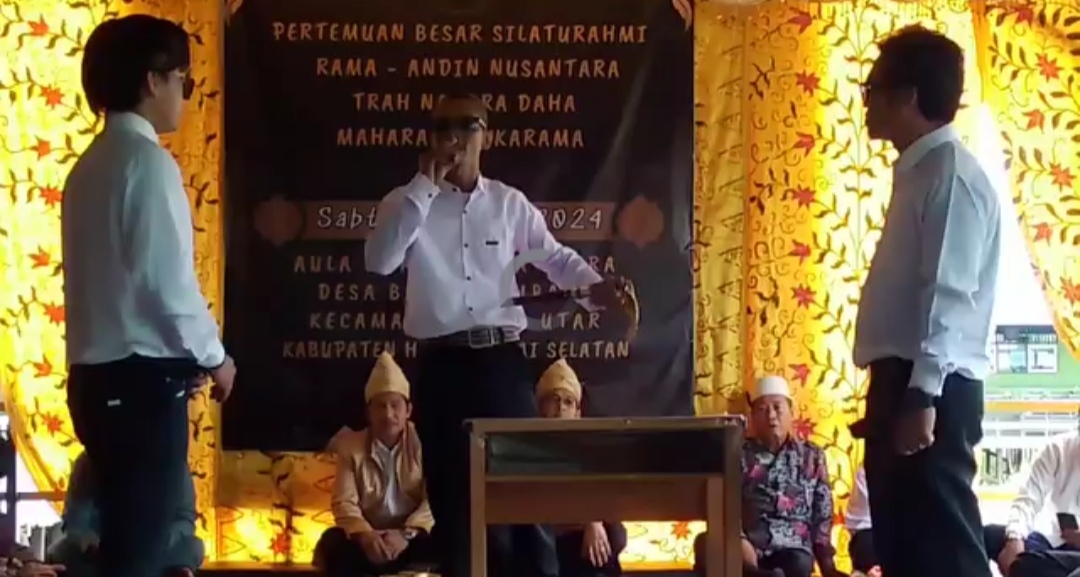 PEMENTASAN: Salah satu pertunjukan Mamanda di Kabupaten Hulu Sungai Selatan