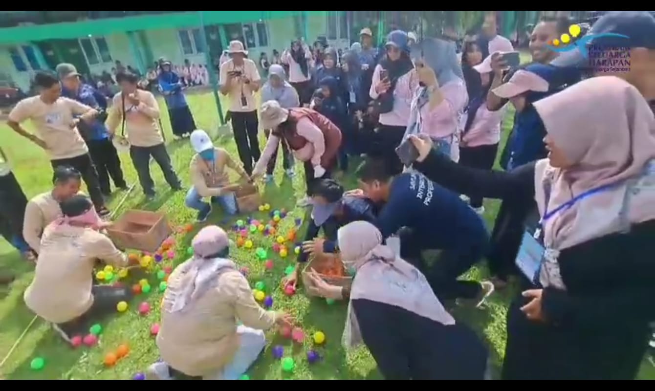 LOMBA: salah satu rangkaian kegiatan jambore SDM PKH 2025 di UPT Embarkasi Banjarmasin, Sabtu (23/8/05)  |  FOTO: PANITIA FOR RADAR BANJARMASIN