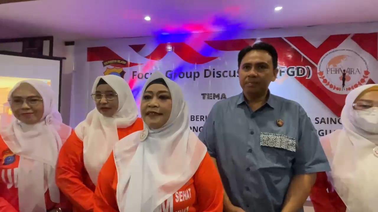 EDUKASI HUKUM: Perwakilan UMKM Banjarmasin, Wahidah bicara usai ikut forum diskusi Ditintelkam Polda Kalsel di Banjarmasin, Jumat (28/8/2025). Diskusi kasus &ldquo;Mama Khas Banjar&rdquo; sebagai pelajaran.