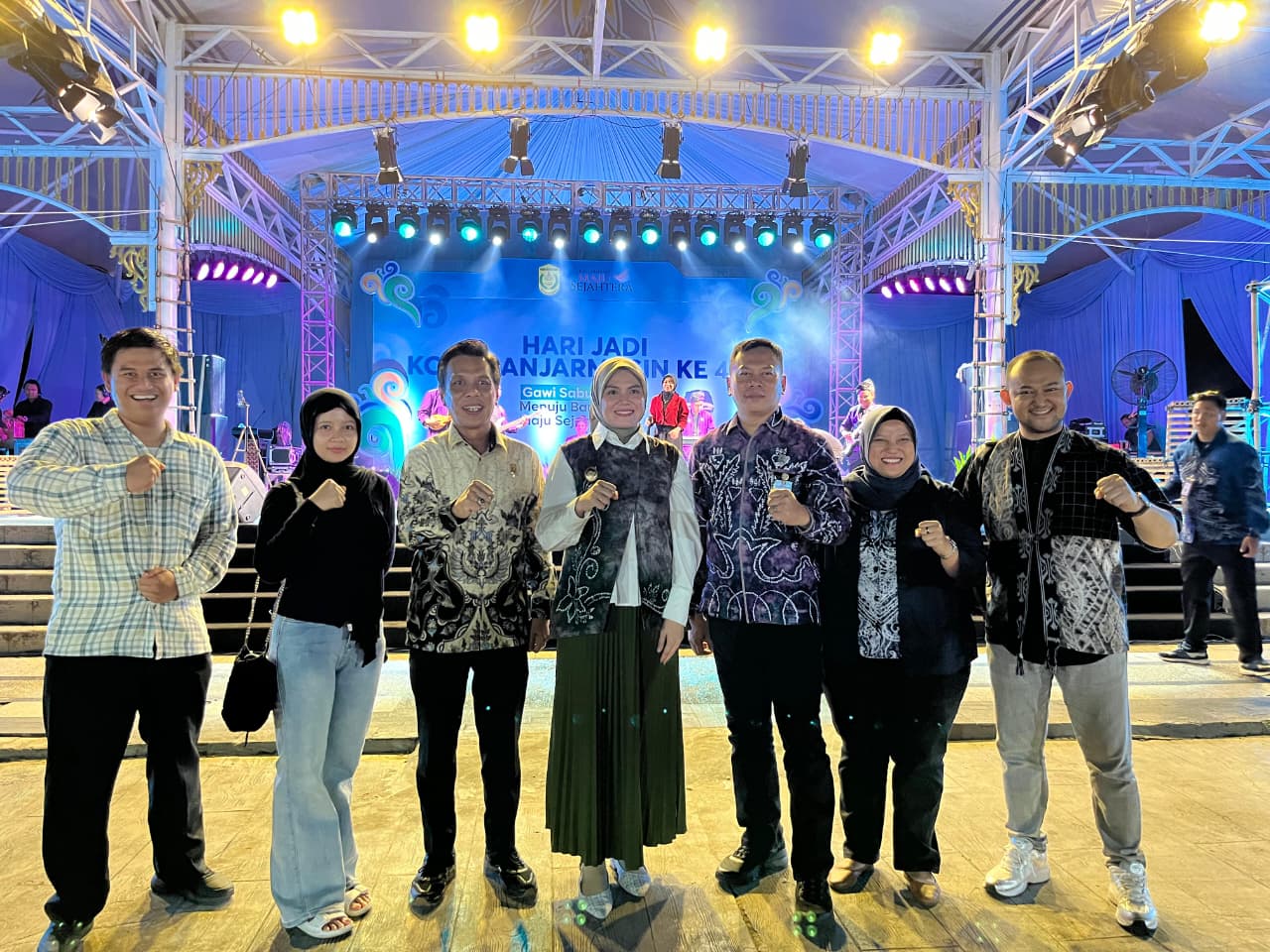 HADIR:Kepala Divisi Peraturan Perundang-undangan dan Pembinaan Hukum Kanwil Kemenkum Kalsel, Anton Edward Wardhana menghadiri Bakul Fest 2025.