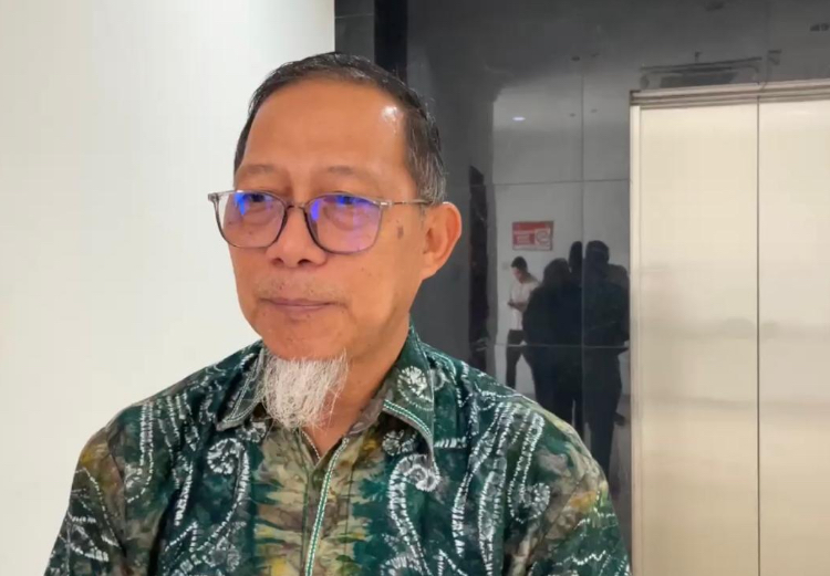 Kepala BPKPAD Kota Banjarmasin, Edy Wibowo saat berada di Gedung DPRD Banjarmasin.