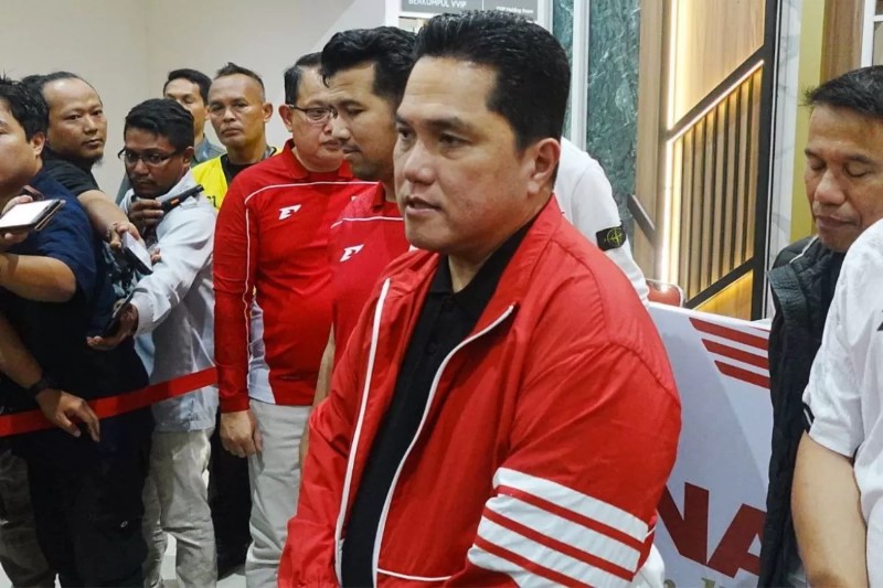 TEGASKAN: Erick Thohir tegaskan komposisi Timnas Indonesia sudah sangat baik, tinggal matangkan racikan Patrick Kluivert.