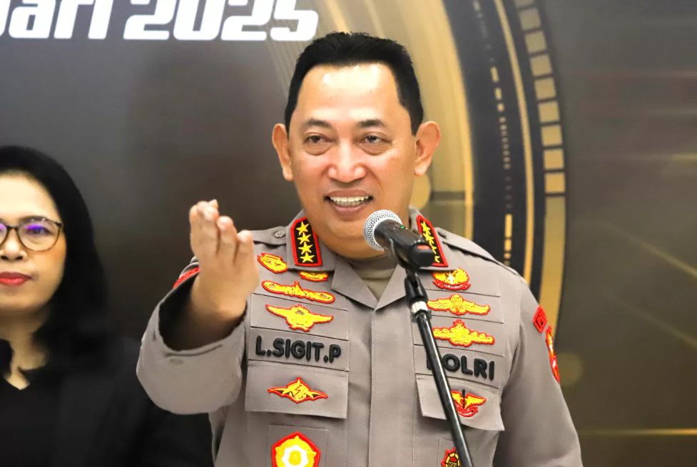 KAPOLRI TERLAMA: Kapolri Jenderal Polisi Listyo Sigit Prabowo.