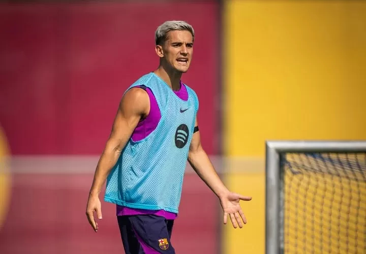 ABSEN: Gelandang muda Barcelona, Gavi mengalami cedera dan harus absen enam pekan.