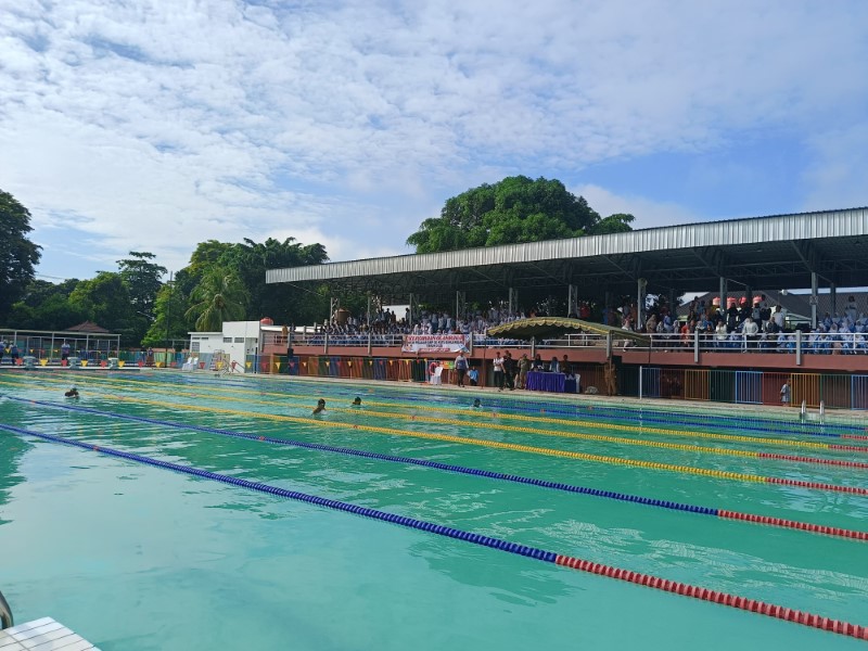 DITUNDA: Rehabilitasi Kolam Renang Idaman Banjarbaru tahap II batal dilaksanakan tahun ini dan ditunda ke 2026.