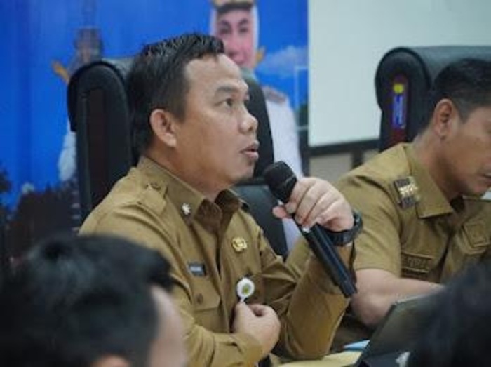 BICARA: Sekdako Banjarmasin Ikhsan Budiman menjadi Ketua Tim Seleksi Calon Dewan Komisaris PTAM Bandarmasih.