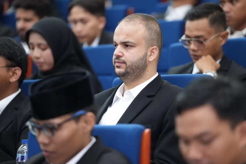 PENGUNGSI: Bayan Ali Muhammad Hassan, mahasiswa baru Universitas Islam Internasional Indonesia (UIII) yang berasal dari Gaza, Palestina.