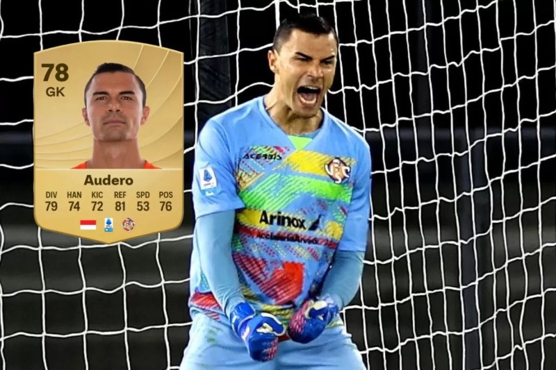 TERTINGGI: Emil Audero jadi pemain Timnas Indonesia yang raih rating tertinggi di gim FC26.