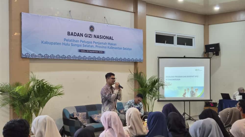 JAMIN:BPJS Ketenagakerjaan jamin Pekerja Program MBG.