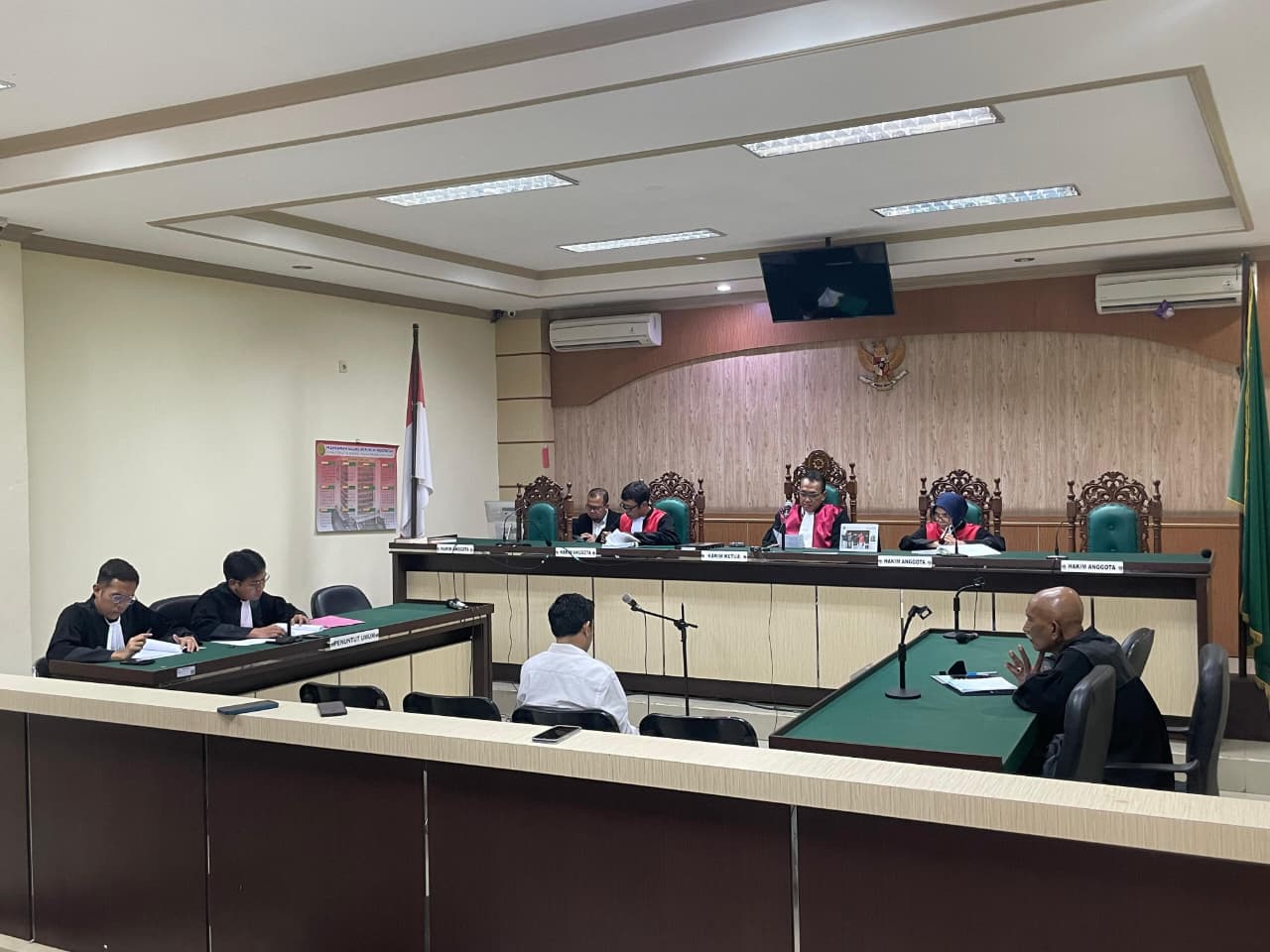 ALOT: Suasana sidang kasus dugaan korupsi penyertaan modal PT Asabaru Dayacipta Lestari di Pengadilan Tipikor Banjarmasin.