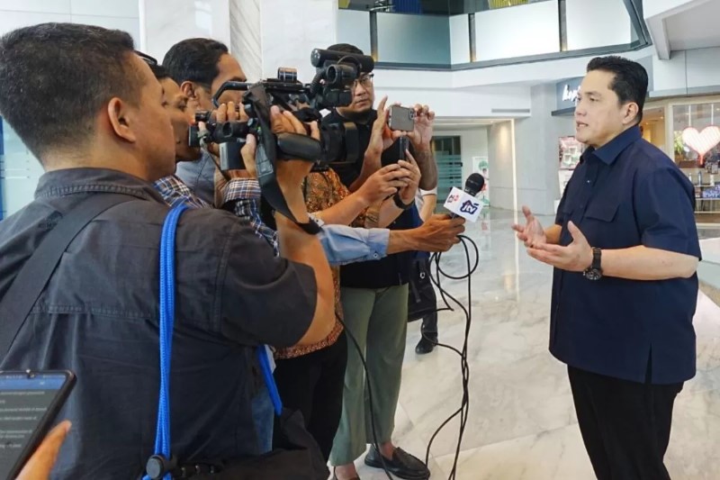 TETAP: Meski jadi Menteri Pemuda dan Olahraga (Menpora), Erick Thohir dipastikan tetap menjabat sebagai Ketua Umum PSSI.