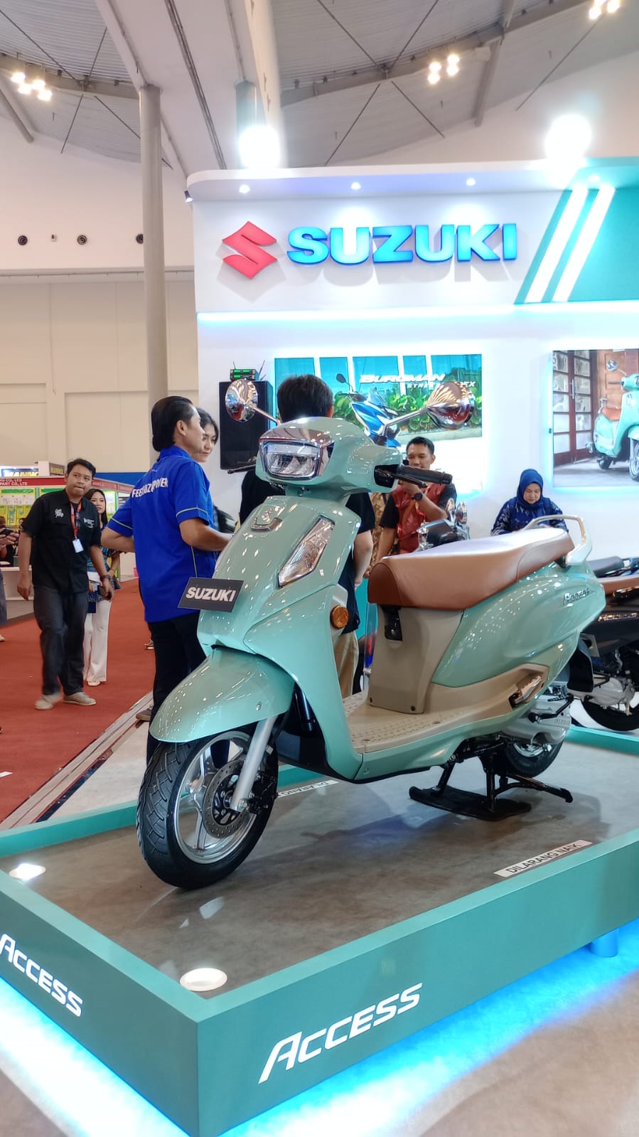 SKUTIK BARU SUZUKI: Suzuki Acces 125 resmi meluncur di IMOS 2025, Rabu (24/9/2025).
