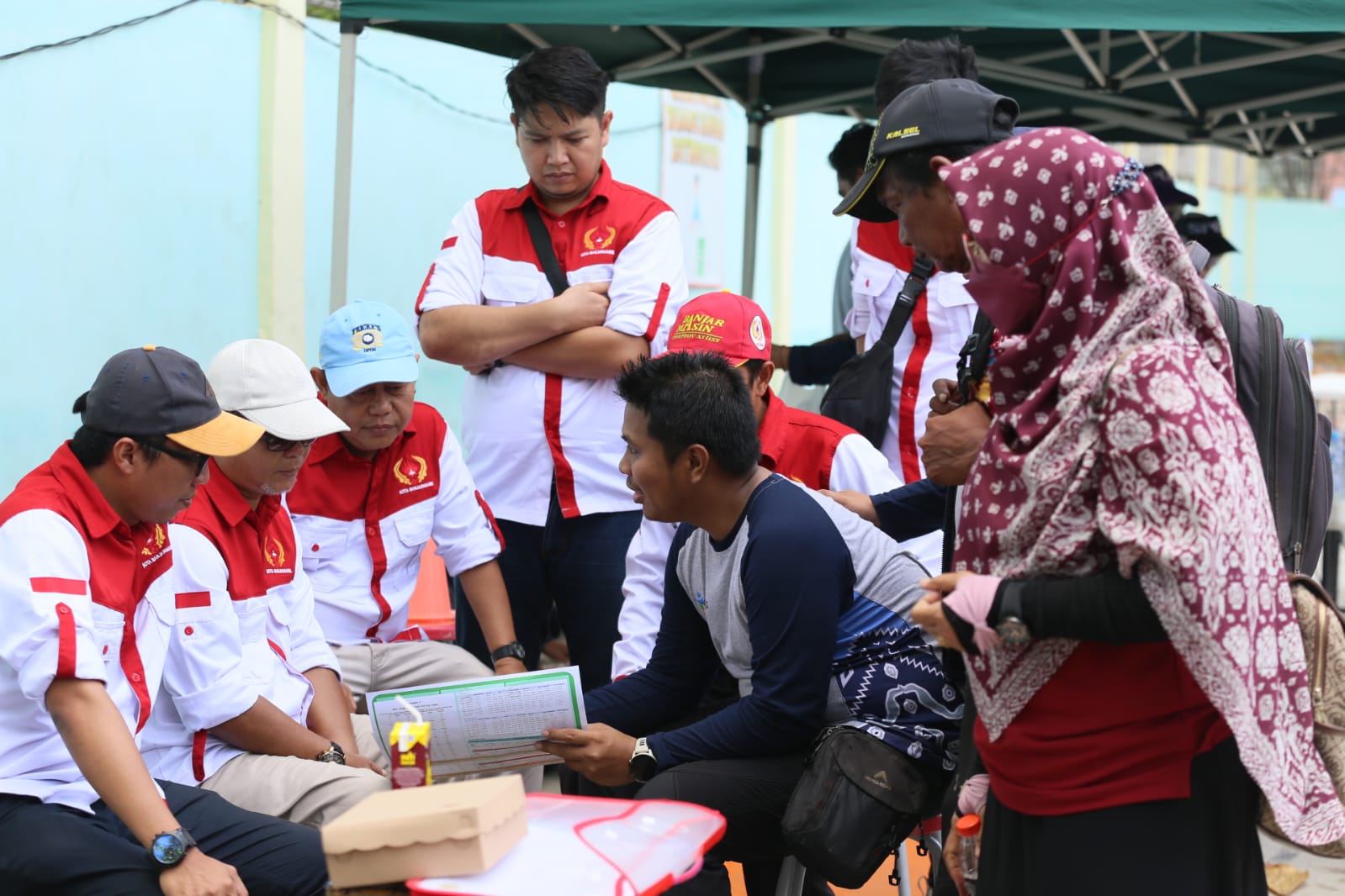 BERI DUKUNGAN: Suasana kegiatan KONI Kota Banjarmasin saat melakukan serangkaian kegiatan olahraga.