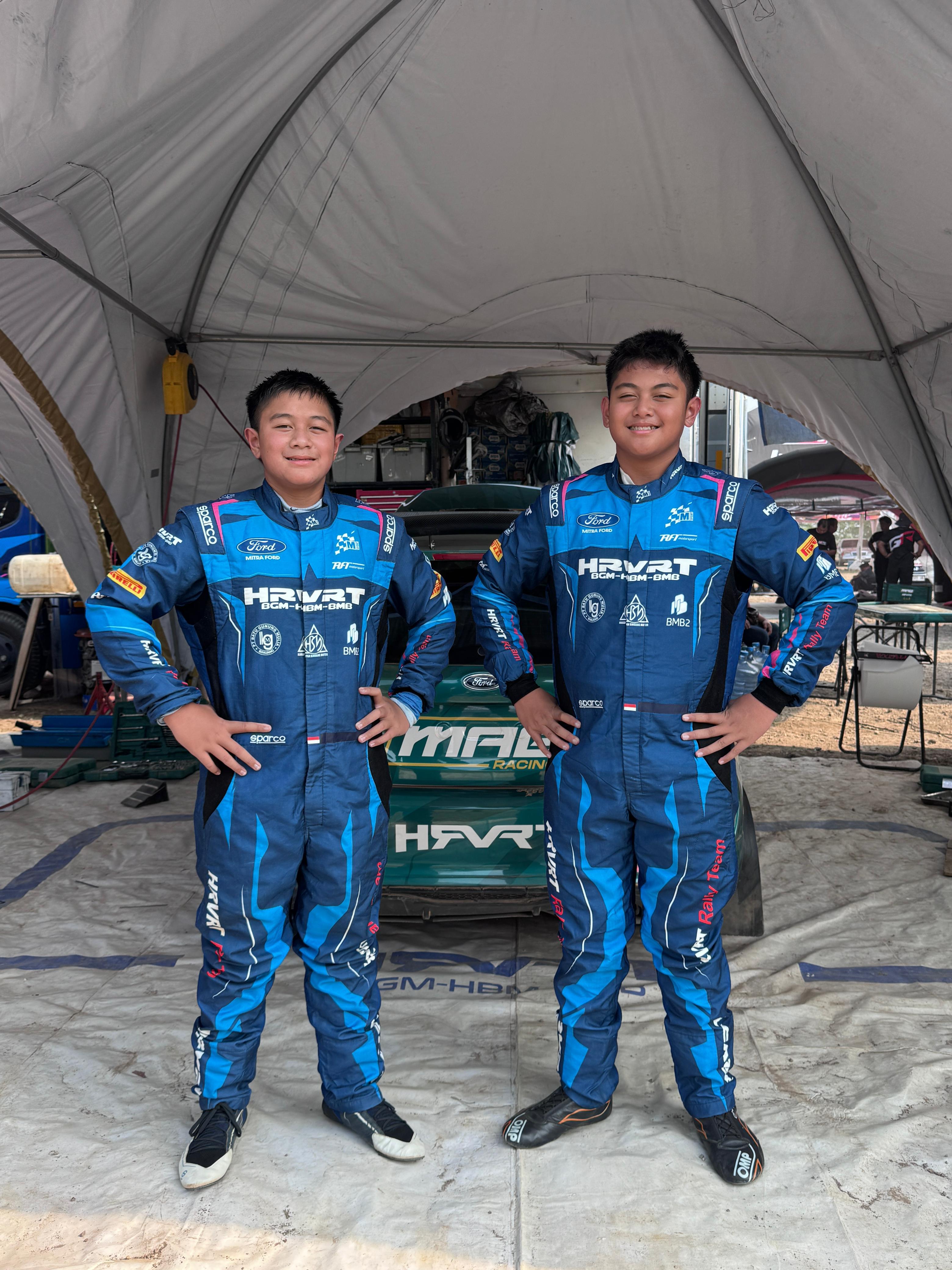 SUDAH SIAP: Muhammad Kholilul Rahman dan Ahmad Sakha Rahim akan ikut kejuaraan nasional Sprint Rally 2025 di Semarang.