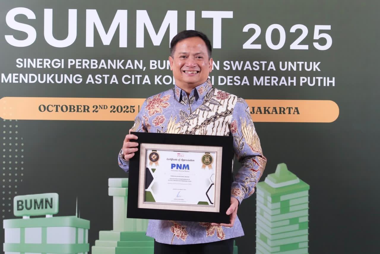 PRESTASI:The Asian Post memberi penghargaan kepada PT Permodalan Nasional Madani (PNM) sebagai The Best State Owned Enterprise (SOE) 2025 dengan predikat
