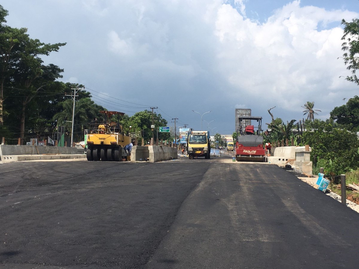 Progres: Jembatan sei Ulin segera rampung dan ditarget dapat dilalui sebelum 15 November