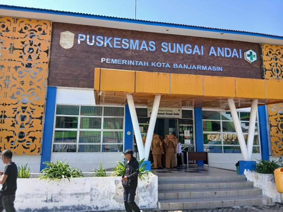 LAYANAN KESEHATAN: Puskesmas Sungai Andai di Banjarmasin Utara. Ini puskesmas yang paling baru dibangun Pemko Banjarmasin.