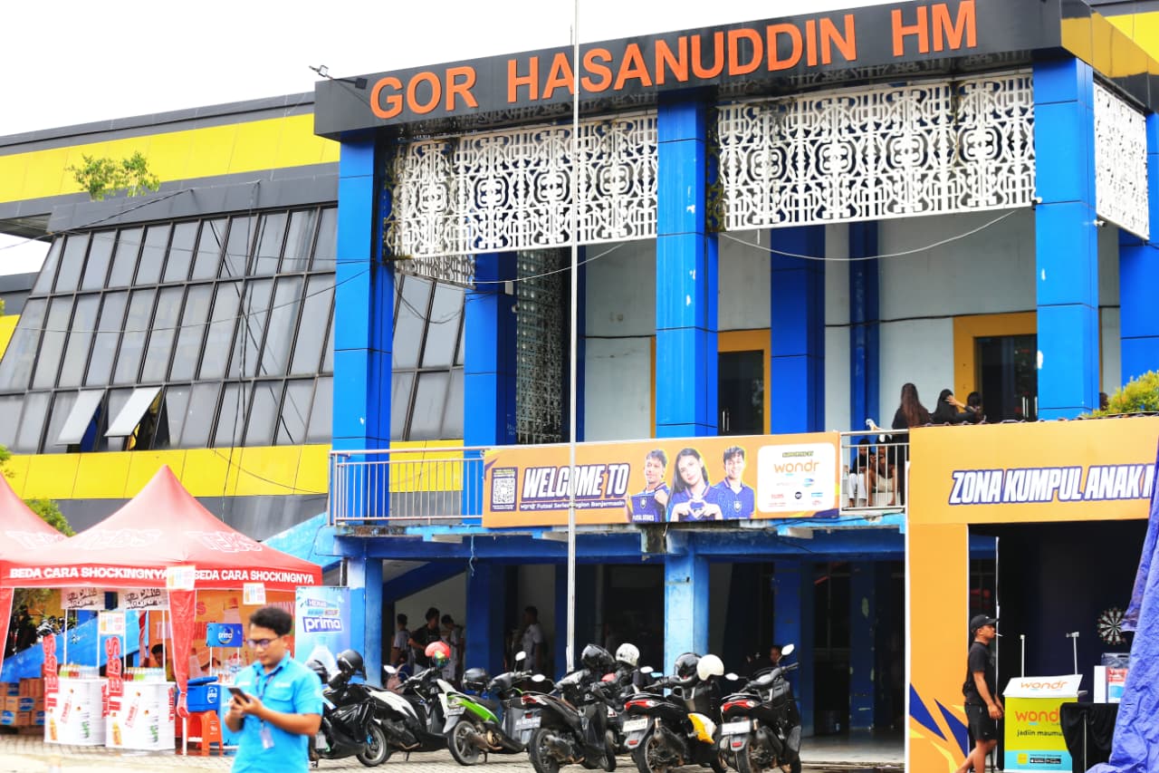 OLAHRAGA: Aktivitas di Kompleks GOR Hasanuddin HM Banjarmasin tampak hidup.