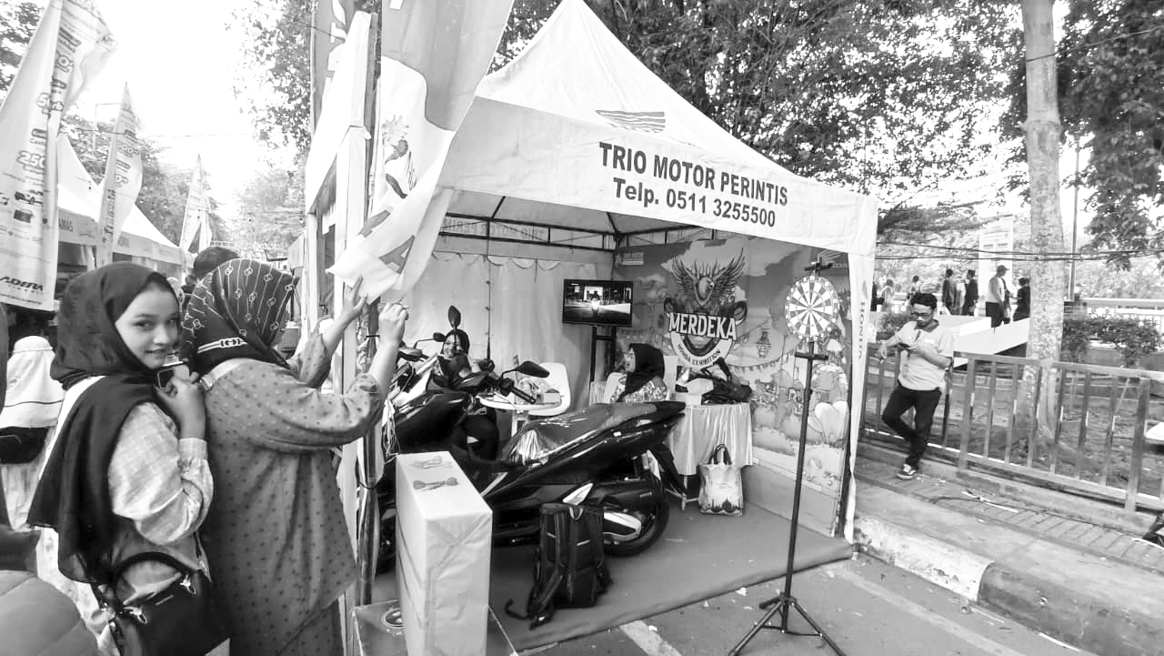 EXHIBITION: Honda meriahkan Merdeka Exhibition yang digelar di Siring 0 KM Banjarmasin.
