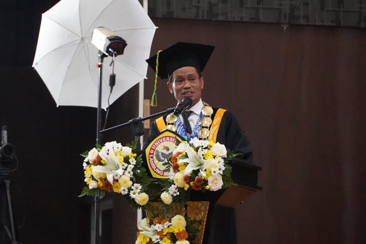 PIDATO: Rektor ULM, Prof Dr H Ahmad Alim Bachri SE MSi
