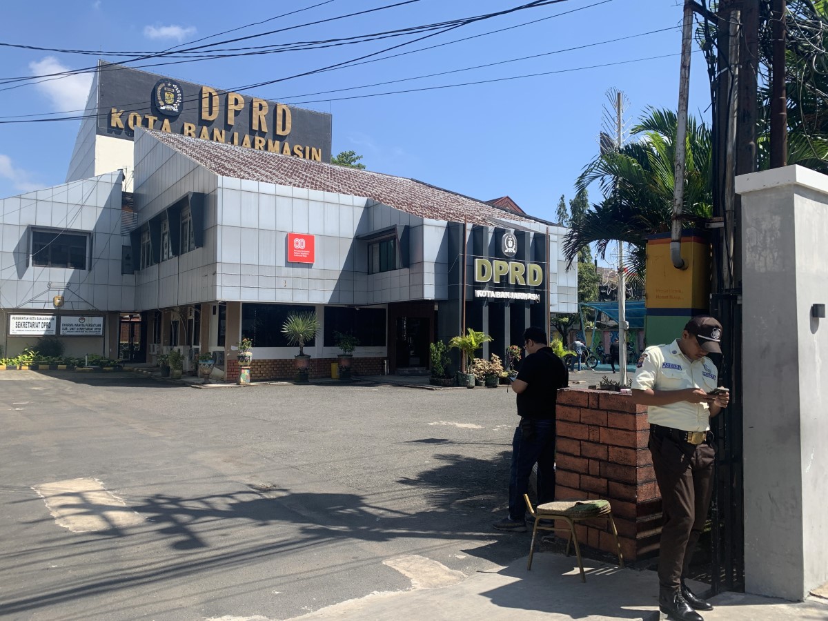 RUMAH WAKIL RAKYAT: Gedung DPRD Banjarmasin di Jalan Lambung Mangkurat, Banjarmasin Tengah.