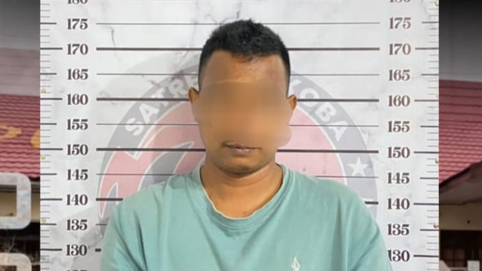 DITANGKAP: TA diamankan Satresnarkoba Polres Balangan. Foto: