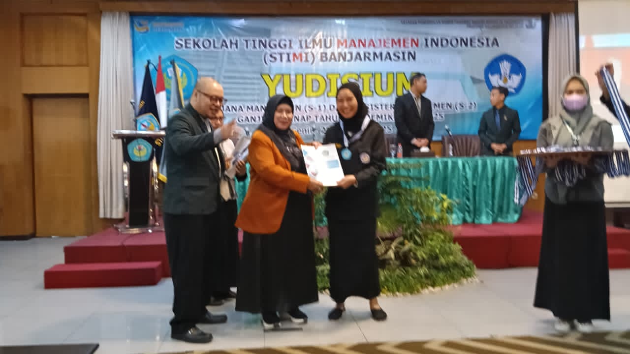 LULUS:Yudisium STIMI Banjarmasin untuk program Sarjana, Manajemen, dan magister Manajemen di HBI, Senin (10/20/2025)
