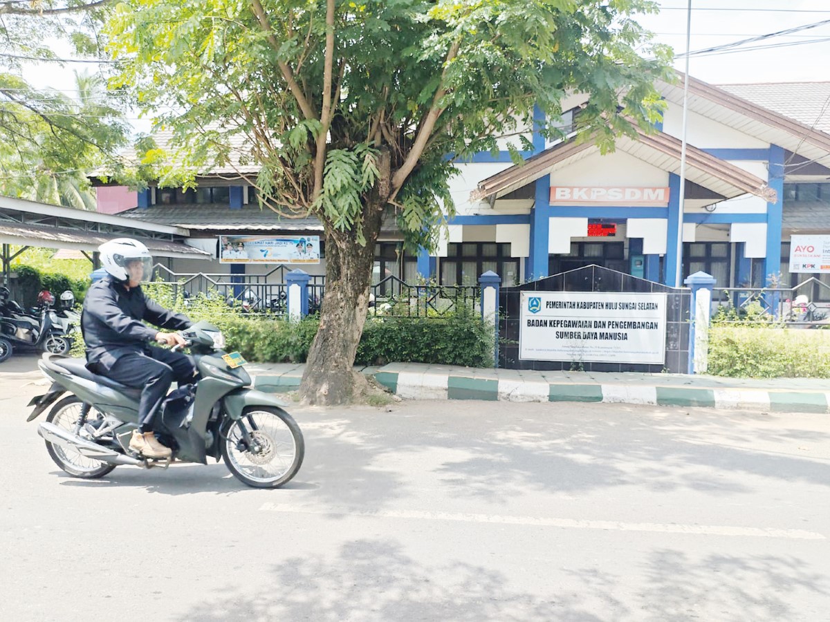 LELANG: Kantor BKPSDM HSS mengumumkan lelang lima JPT Pratama di Pemkab HSS dibuka selama sepekan.
