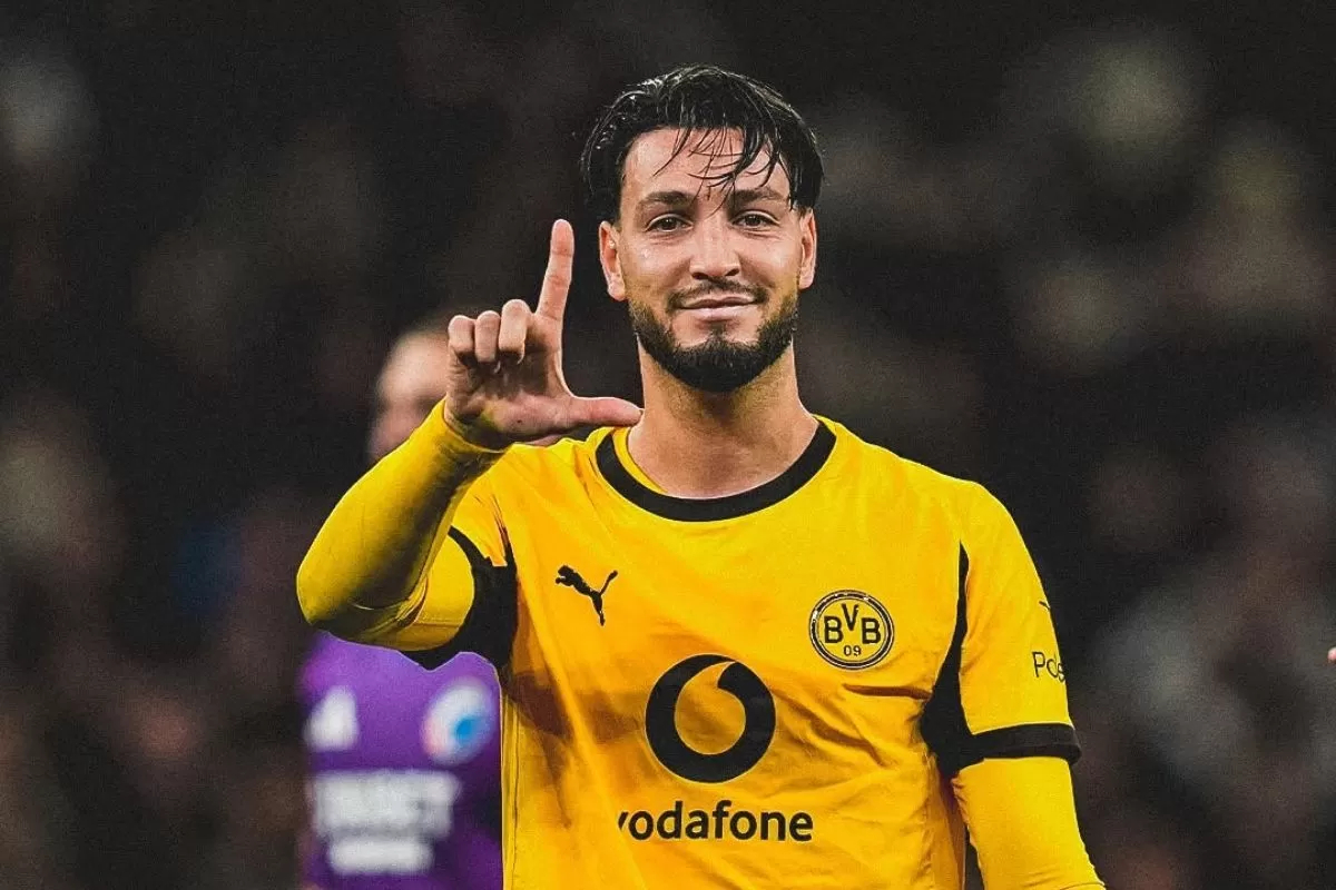 SELEBRASI: Pemain Borussia Dortmund selebrasi usai menang melawan Copenhagen pada Rabu (22/10).
