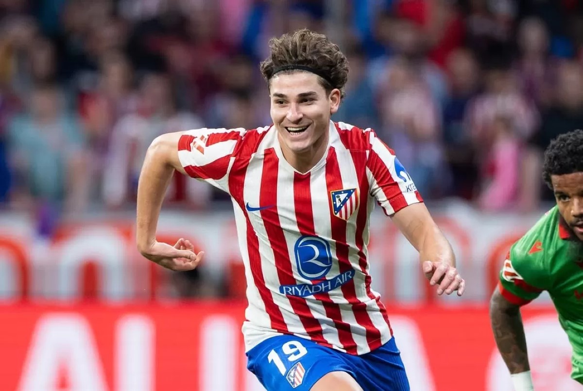 FRUSTASI: Julian Alvarez dikabarkan mulai gerah dan merasa frustrasi dengan situasinya di Atletico Madrid.
