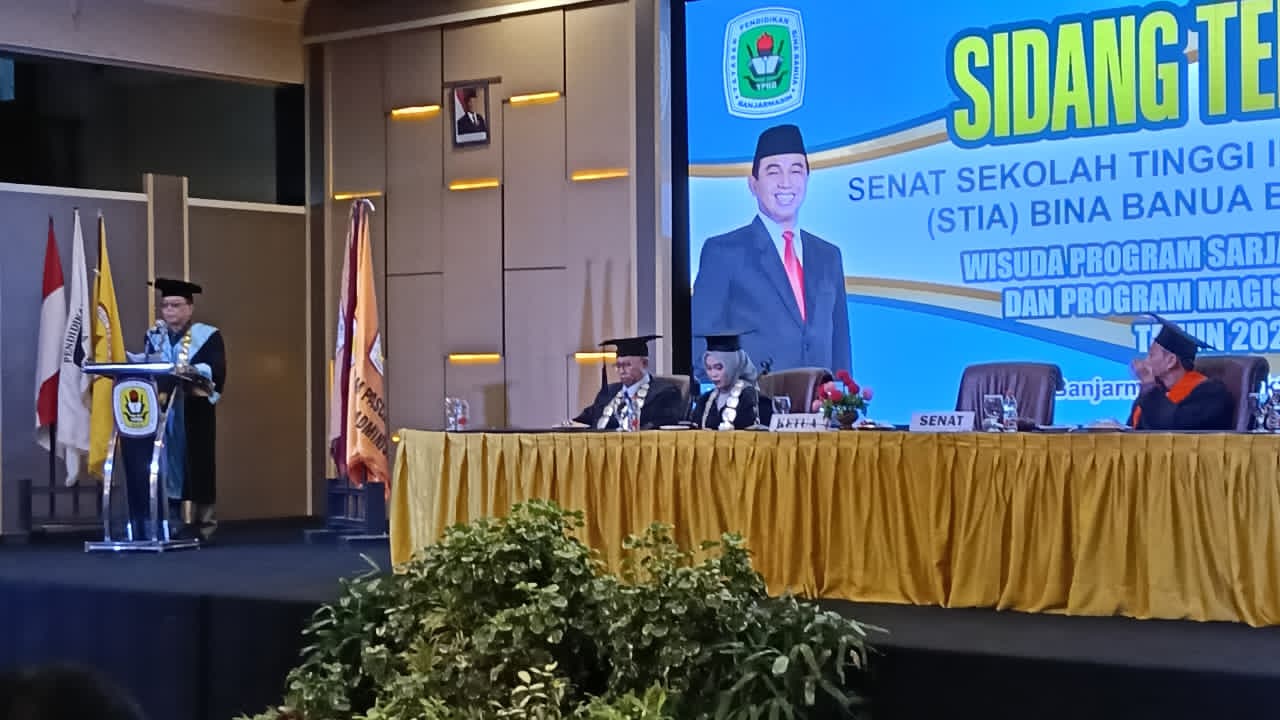 WISUDA:STIA Bina Banua meluluskan 223 sarjana baru di HBI, sabtu (25/10/2025).