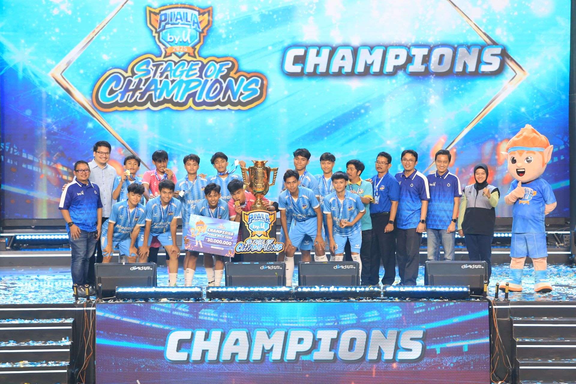 SUKSES:SMAN 2 Banjarmasin sukses raih juara Piala By U 2025.