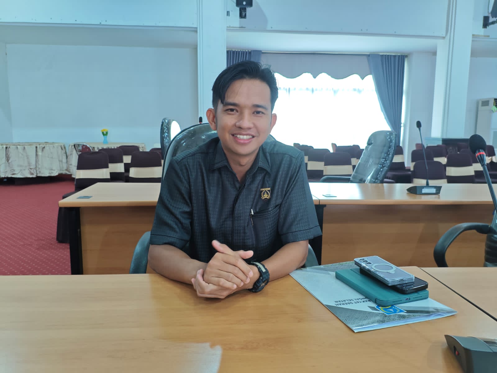 Ketua Komisi II DPRD HSS, Ibnu Safari Rahman.Foto Salahudin/Radar Banjarmasin