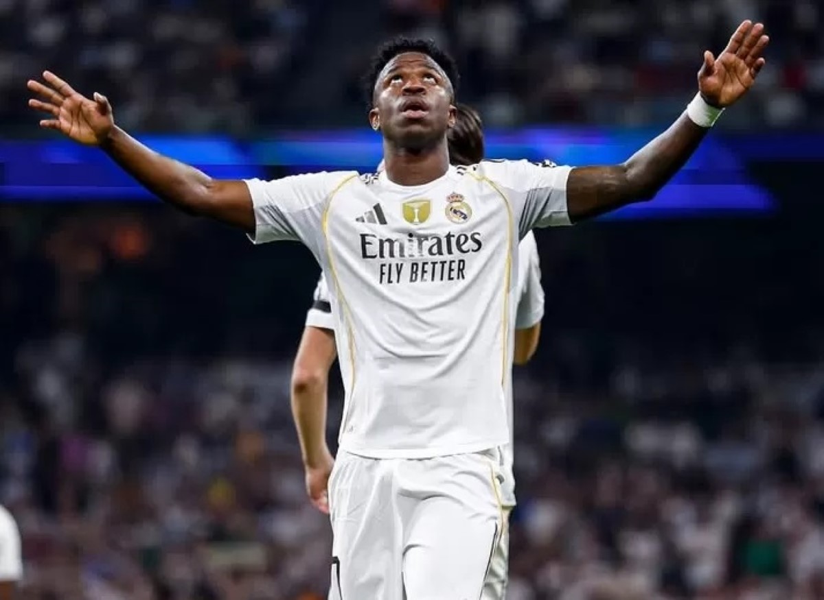 MINTA MAAF: Vinicius Junior meminta maaf atas kemarahan di El Clasico.