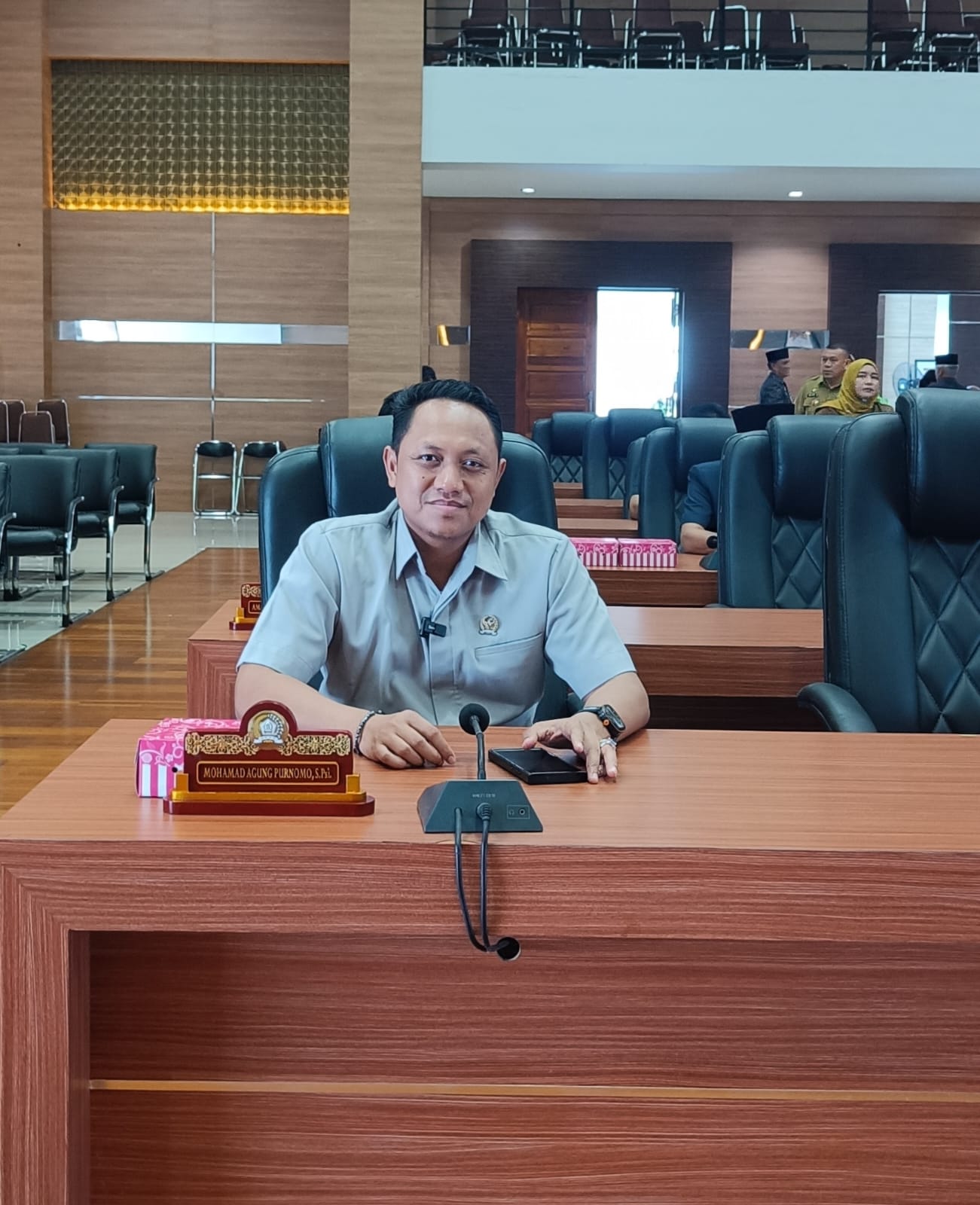 Ketua Komisi 2 DPRD Barito Kuala M Agung Purnomo,dari fraksi PKS.