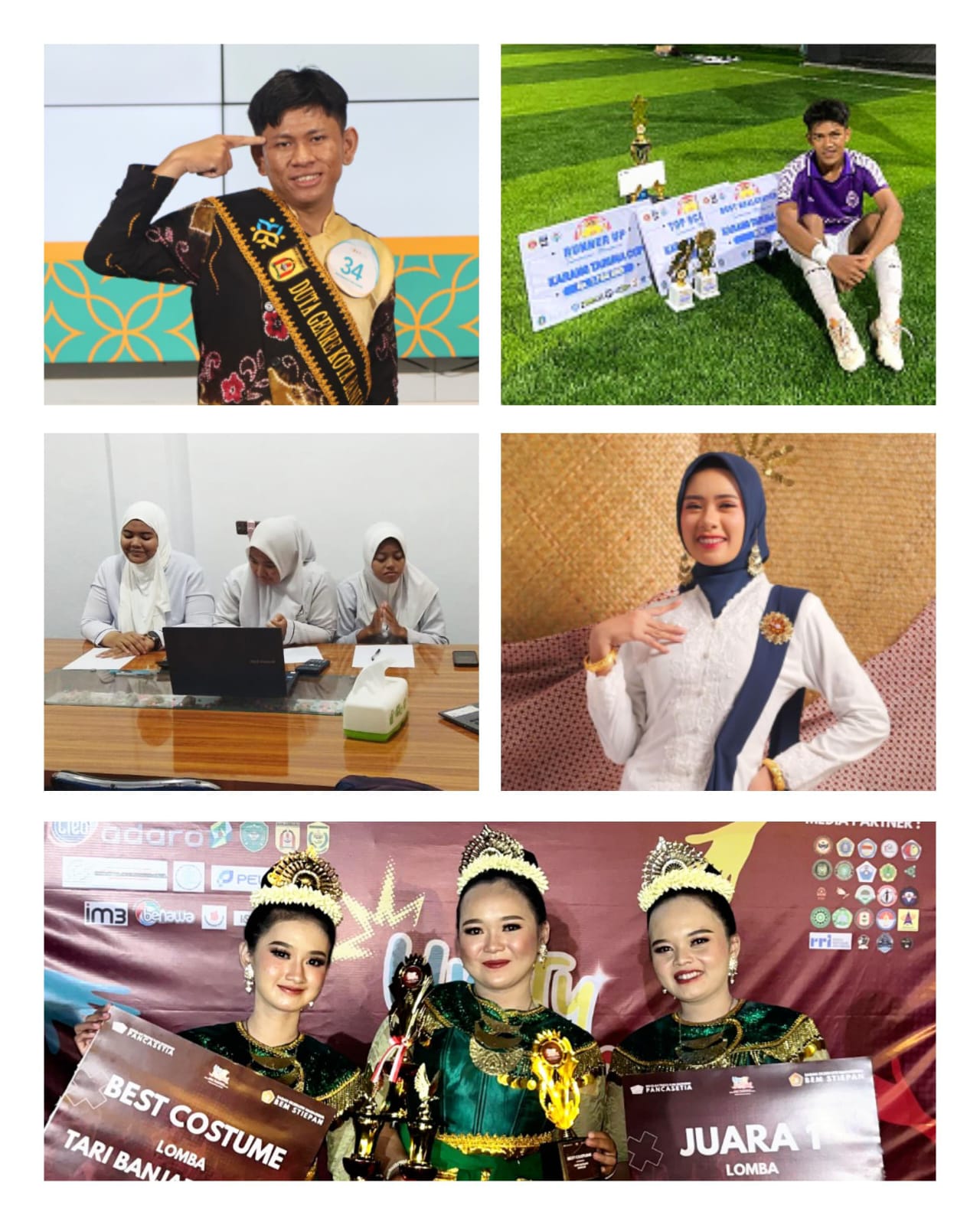 PRESTASI:Para Mahasiswa UNBL yang berprestasi.
